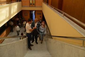 Visita del senador socialista Ramón Morales a Telde (Foto TA)